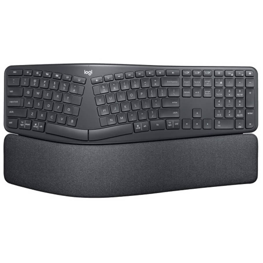 Bàn phím không dây Logitech ERGO K860 for Business (Đen)